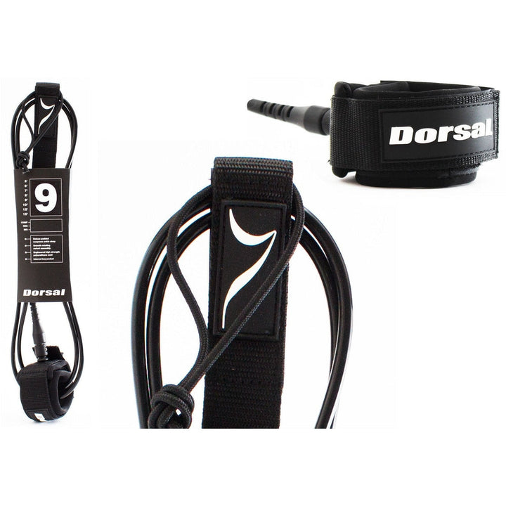 DORSAL Surf Leash for Surfboard, Longboard & SUP
