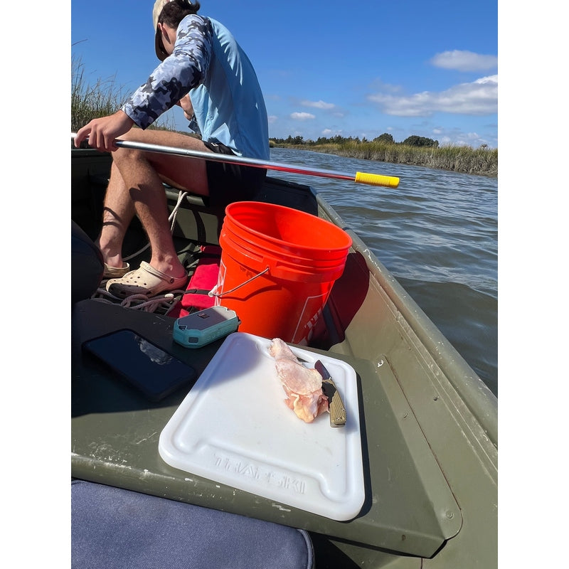 TRAPSKI Premium 1/2 Inch Thick HDPE Cutting Boards | Food-Grade Kitchen Prep Surface | Juice Grooves | Made in the USA