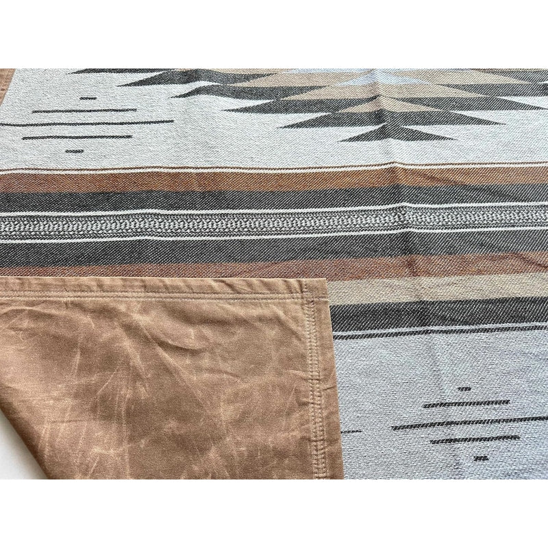 West Path Canvas Camping Blanket - Waxed Canvas Outdoor Blanket / Bushcraft Blanket