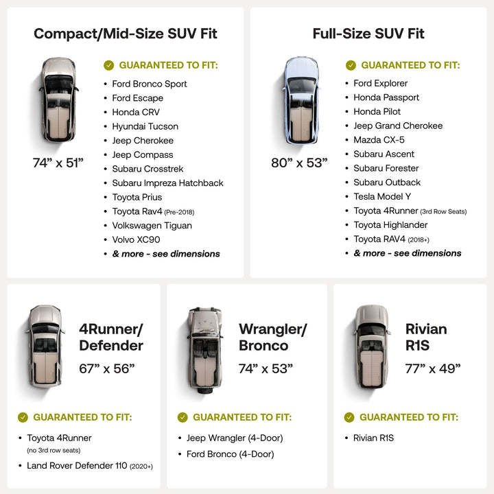 AIR+FOAM PRO Vehicle Mattress