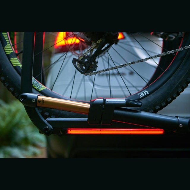 Kuat Piston Pro X Hitch Bike Rack - 2-Bike, LED Lights with 4-Pin Plug, Kashima Coat, Galaxy Gray