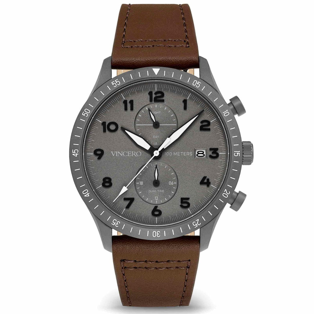Vincero Collective The Altitude - Gunmetal/Walnut
