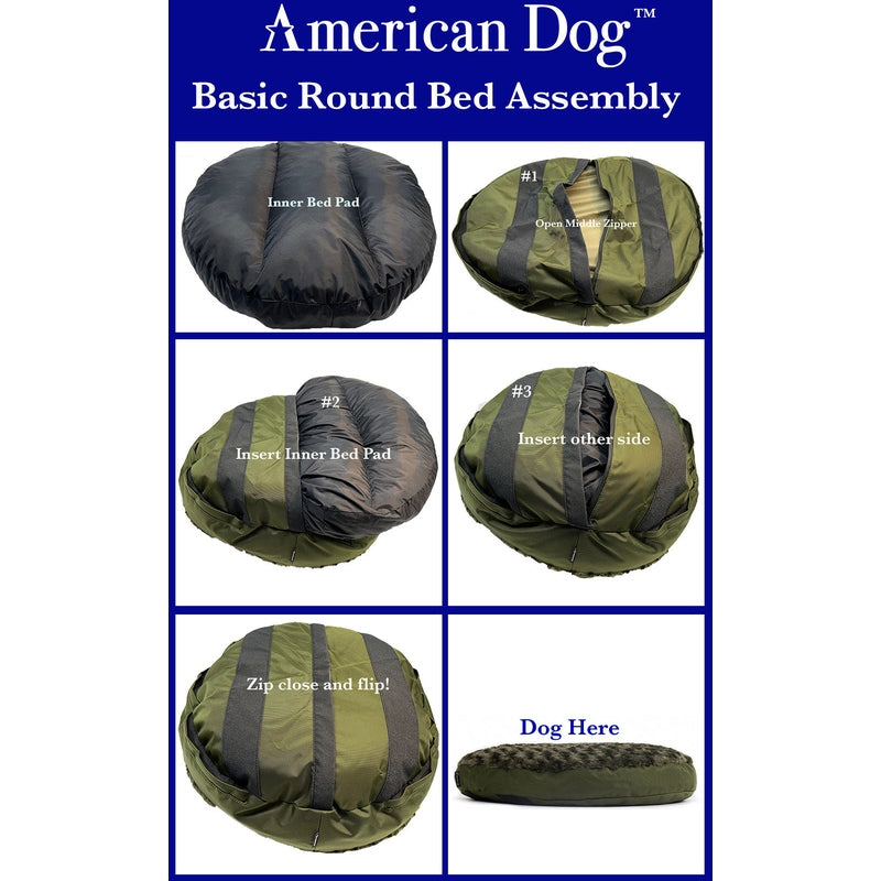 Dog Bed Round Base Furvana™