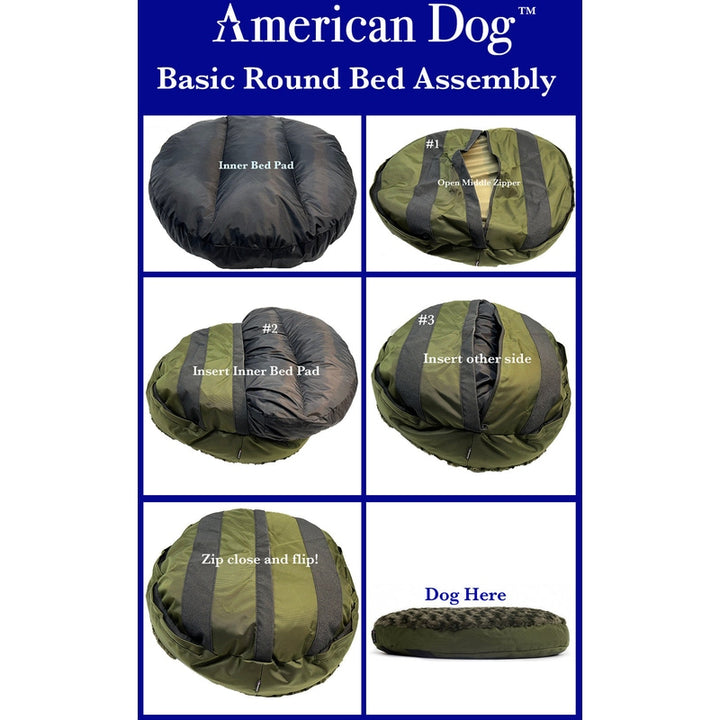 Dog Bed Round Base Furvana™