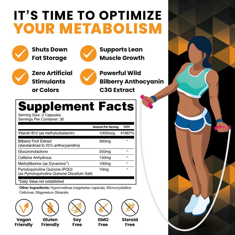 M 6 Metabolism Optimization Supplement for Weight Loss