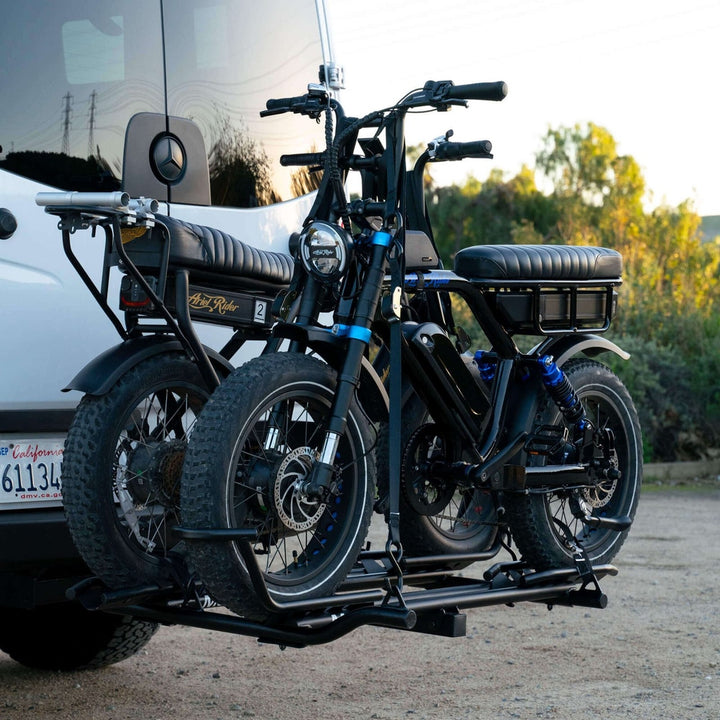 MotoTote Mini Dual Bike Rack & Tie Down Bundle
