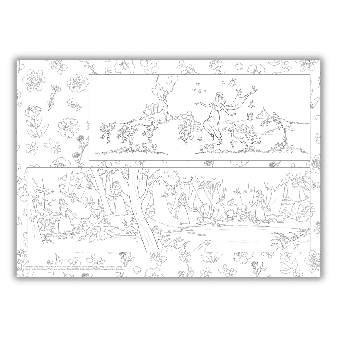 Art of Coloring: Disney 100 Years of Wonder: 100 Images to Inspire Creativity Spiral-bound