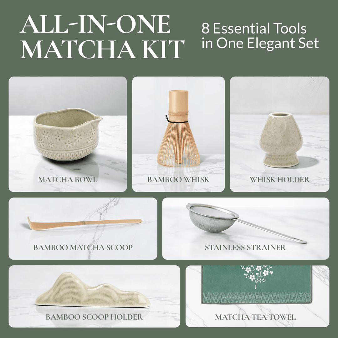 Bamboo Tea Whisk Set: Perfect Gift for Tea Lovers
