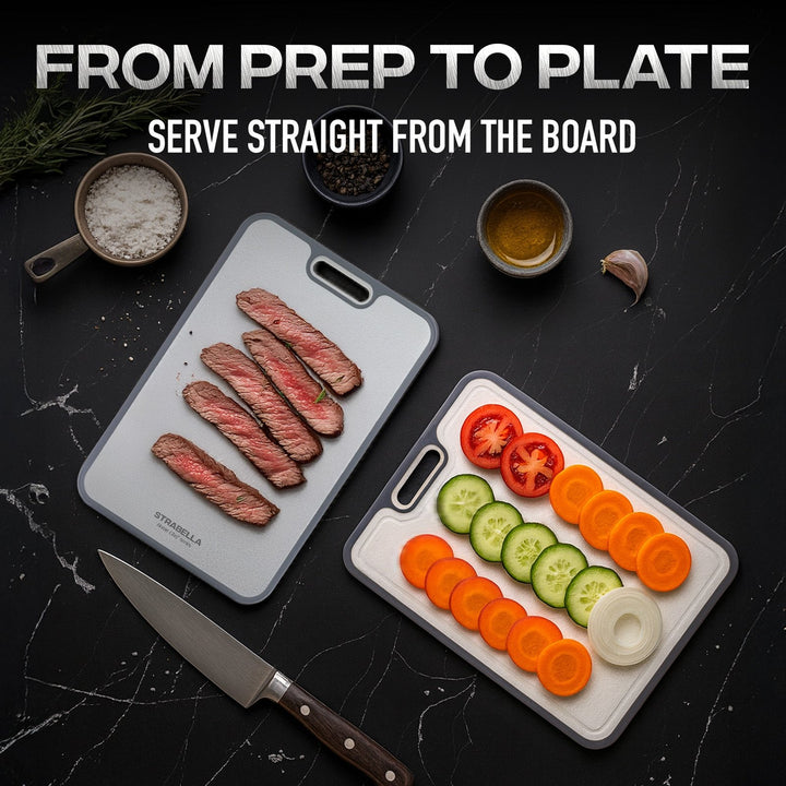 Titanium Cutting Board – Durable, Antibacterial Gift Set