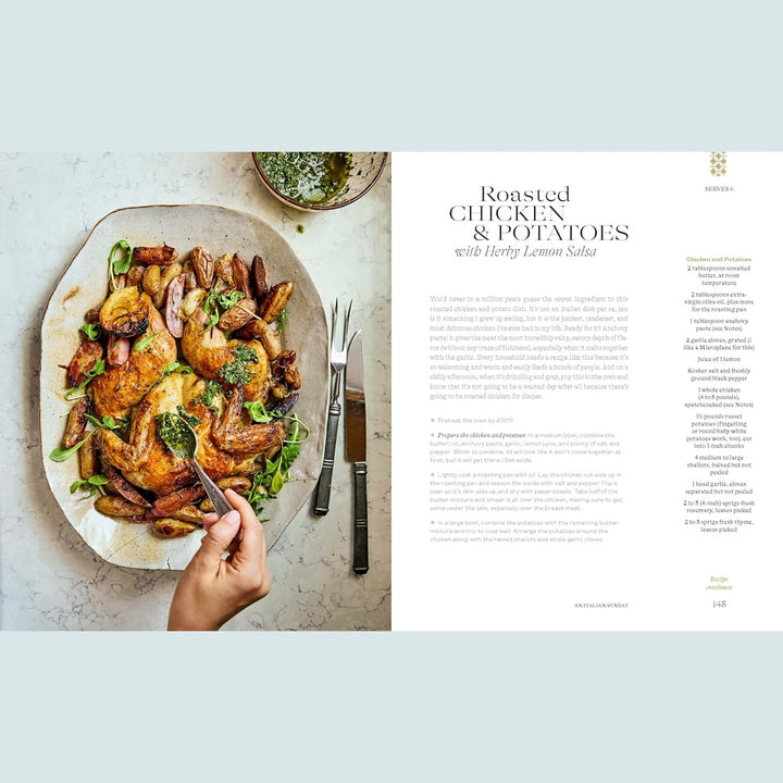 At My Italian Table: Family Recipes from My Cucina to Yours: A Cookbook Spiral Bound