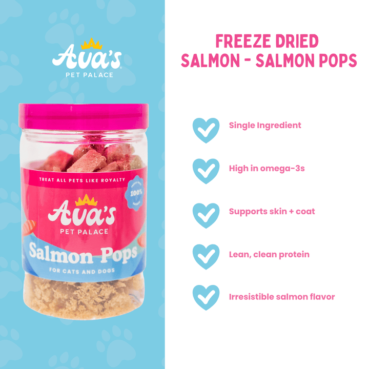 Freeze Dried Salmon Treats - Salmon Pops