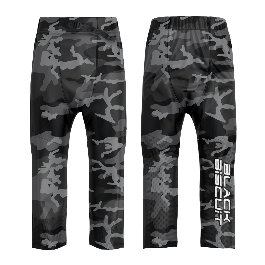 Black Camo Inline Hockey Pant - Darkside