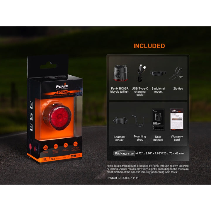 Fenix BC06R Smart-Brake Bicycle Taillight
