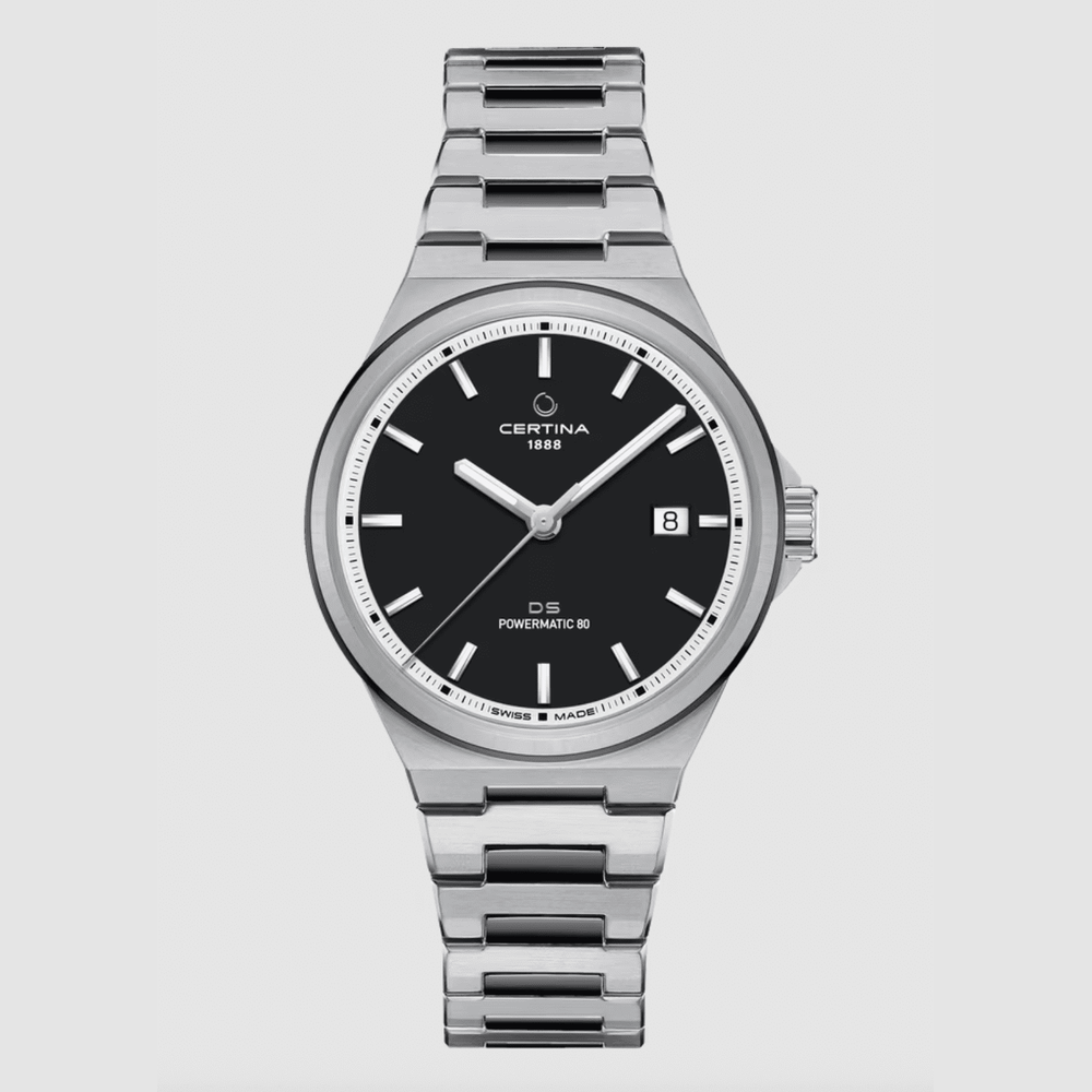 DS-7 Powermatic 80 Watch with Black Dial