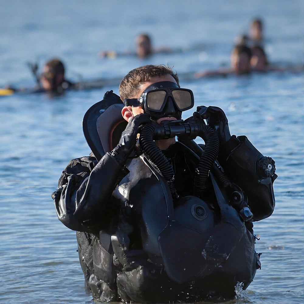 ATACLETE Twin Lens Dive Mask & Snorkel Combo