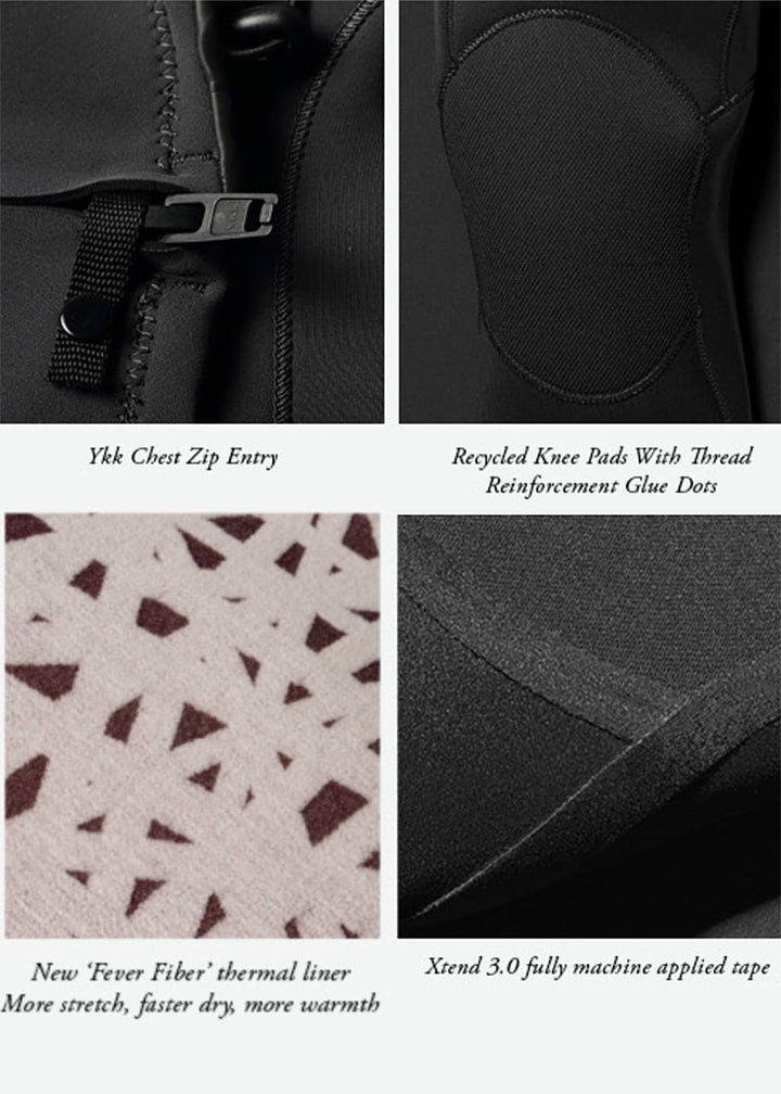 Boys Chest Zip Wetsuit Designed for Surfing Comfort