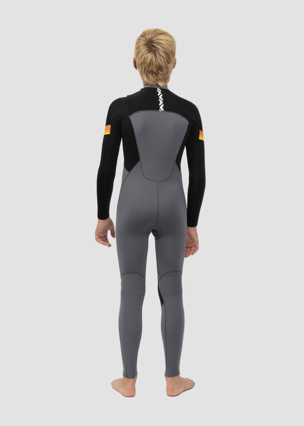 Boys Chest Zip Wetsuit Designed for Surfing Comfort