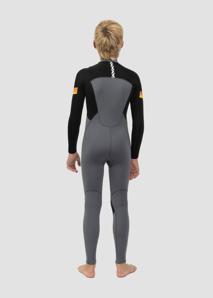 Boys Chest Zip Wetsuit Designed for Surfing Comfort