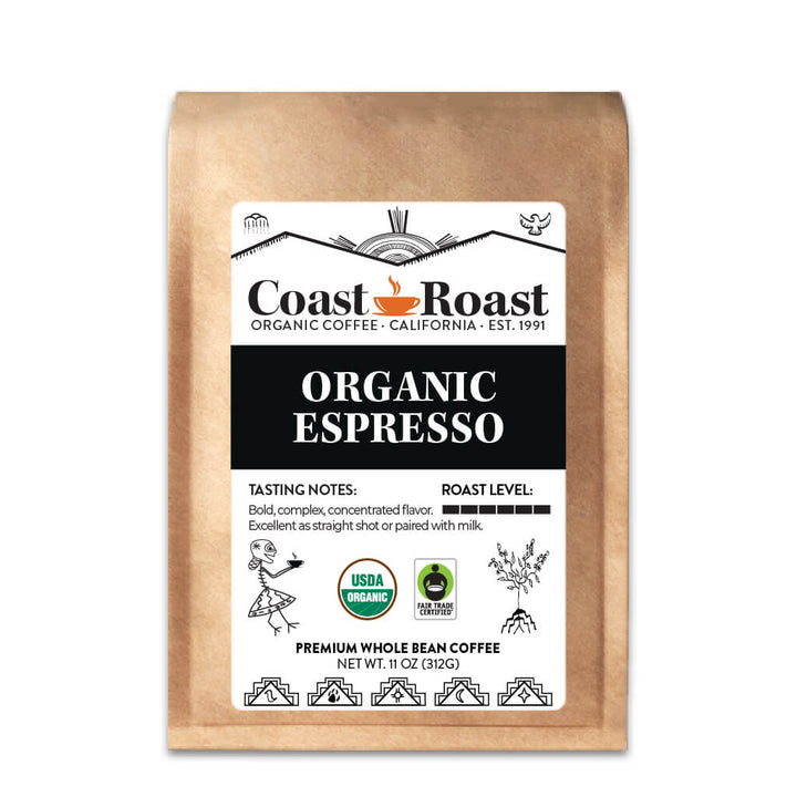 Organic Espresso Whole Bean Coffee