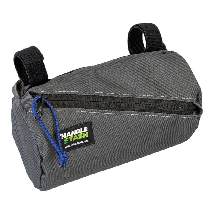 Bar Snack Mini Handlebar Bag - Charcoal Blucifer