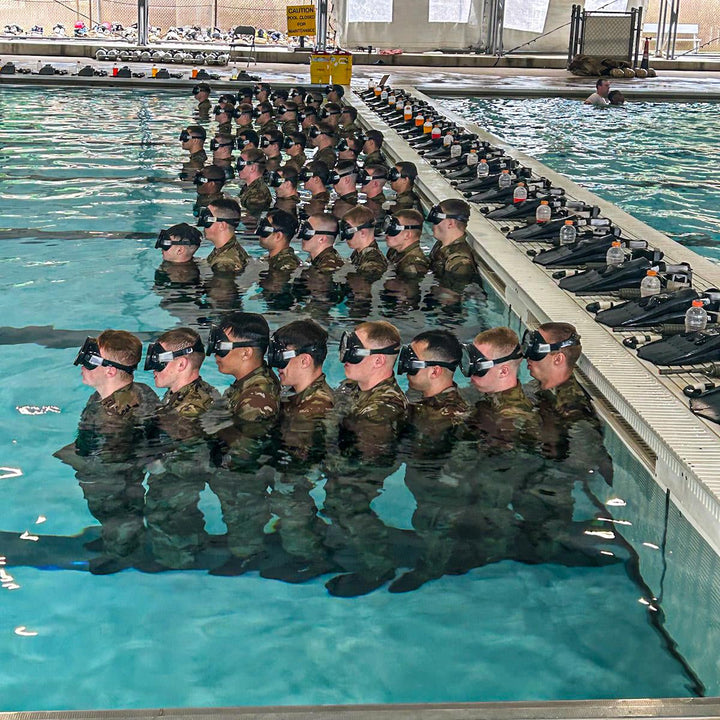 USAF Spec-War Dive Mask and Snorkel Combo