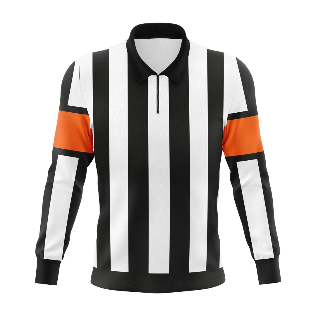 Sublimated Hockey Referee Jersey - Lightweight & Breathable