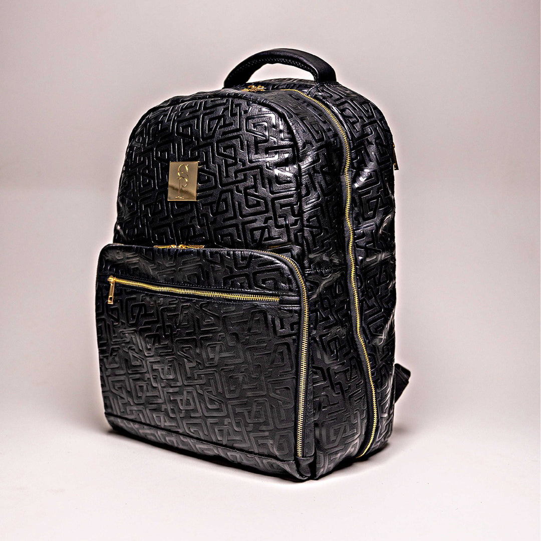 Sole Premise Black Monogram Leather Daily Commuter Bag 150 Made