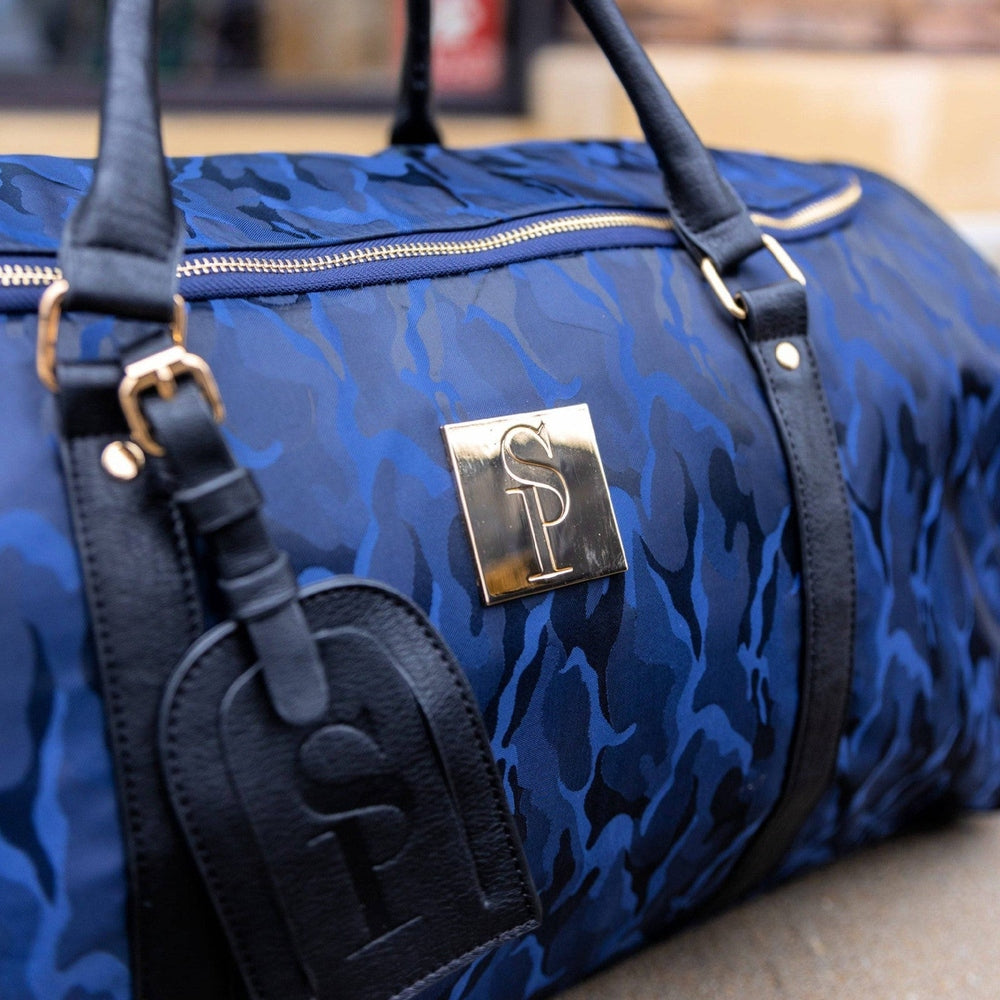 Sole Premise Blue Camo Duffle Bag New Weekender Design