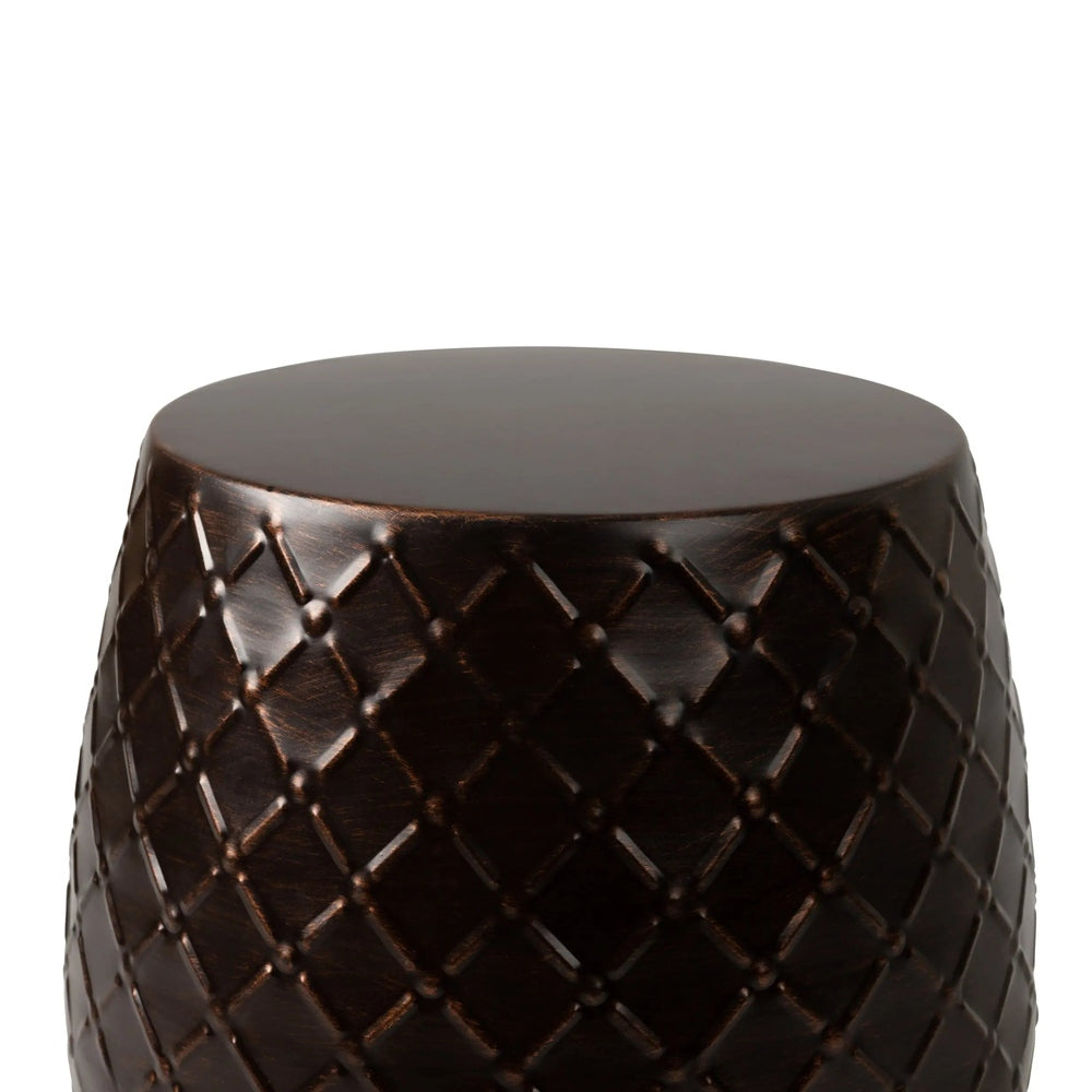 Braga Metal Stool Table Container for Versatile Use