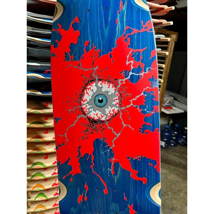 Electric Eye Limited Edition Deck 10”x30” HAND-PAINTED 1 of 5