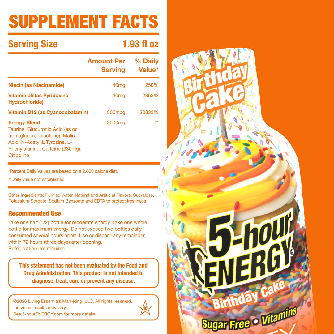 Confetti Craze Energy Shots - 5-hour Energy