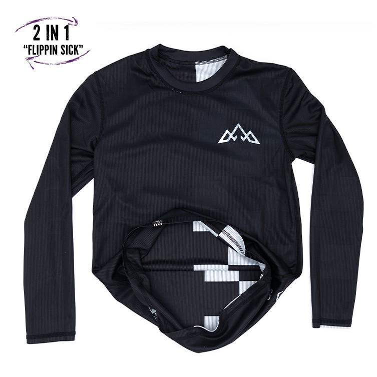 TASCO MTB Mullet Reversible Ride Jersey L/S - Checkmate