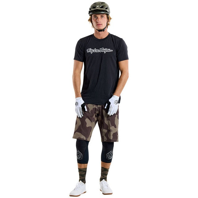 Troy Lee Designs Skyline Short Sleeve Ride Tee – Signature Black