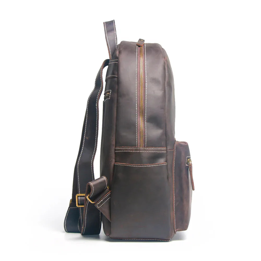 calderwood leather mini backpack Steel Horse Leather The Calder Backpack