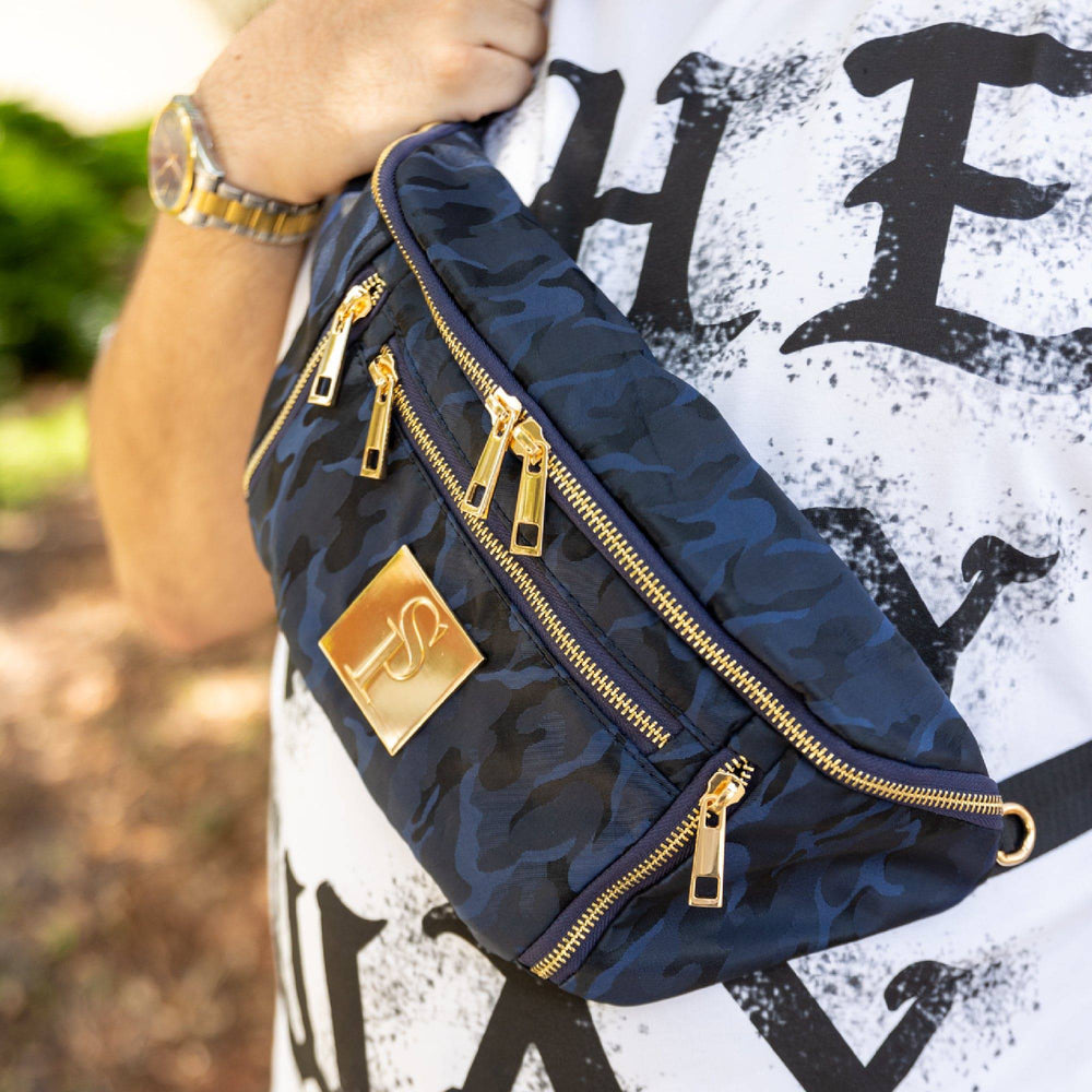 Sole Premise Blue Camo Sling Bag