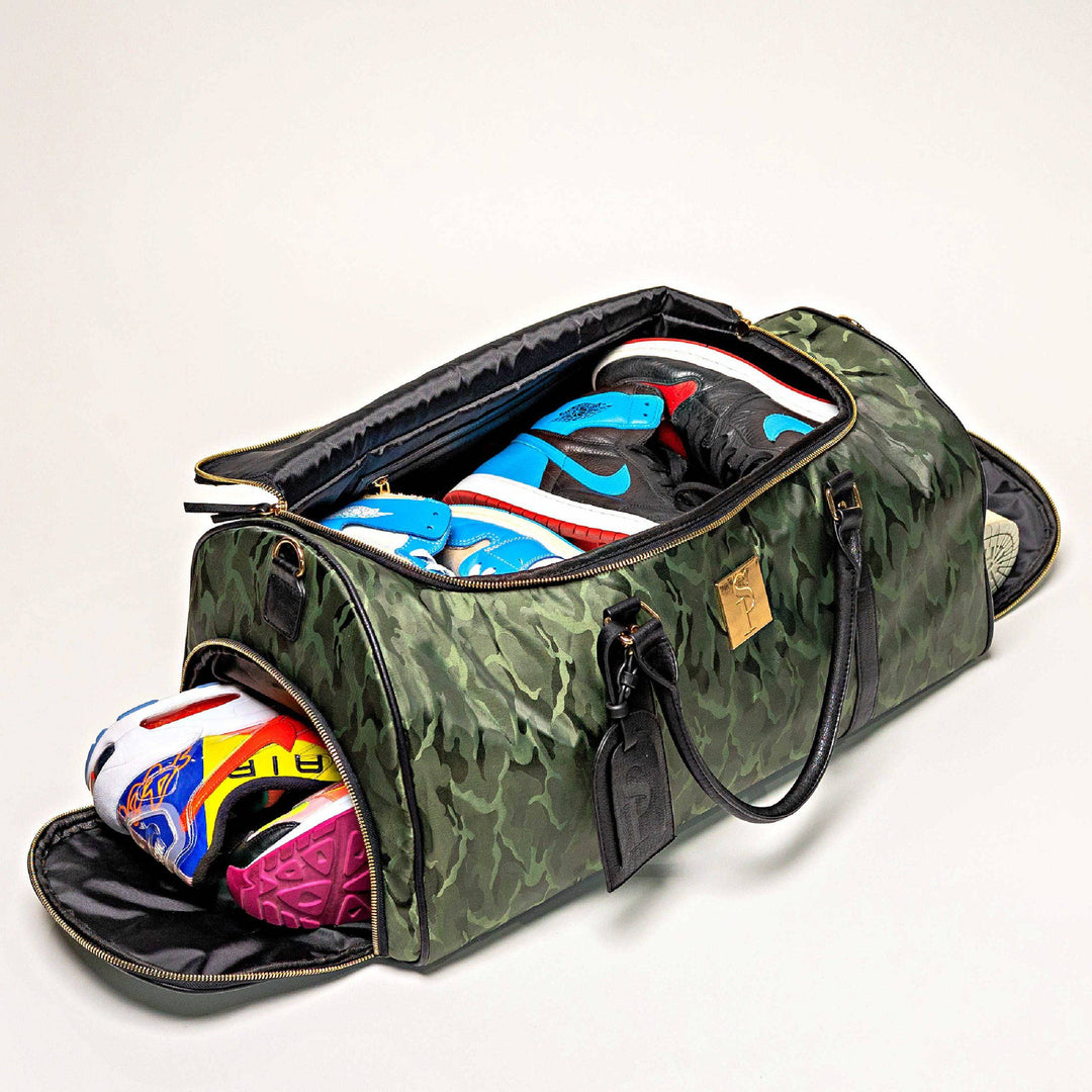 Sole Premise Green Camo Duffle Bag (New Weekender Design)