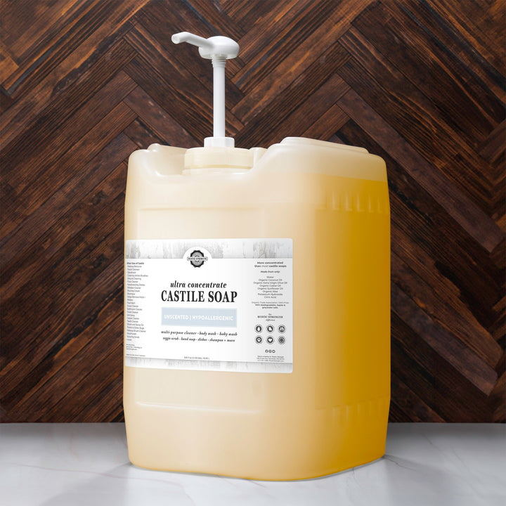 Rustic Strength Castile Soap - Ultra Concentrate | Unscented