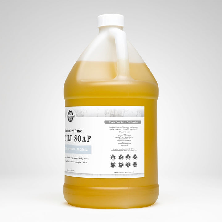 Rustic Strength Castile Soap - Ultra Concentrate | Unscented