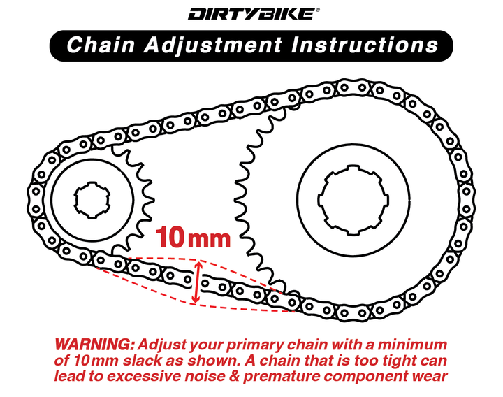 219 RK Sealed O-Ring Chain Primary Belt to Chain Conversion Kit | Surron Light Bee