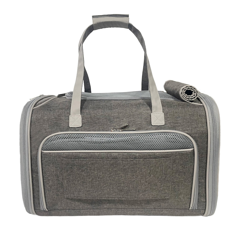 Mr. Peanut's Gold Series Big Apple XL Size Airline Compliant Expandable Pet Carrier