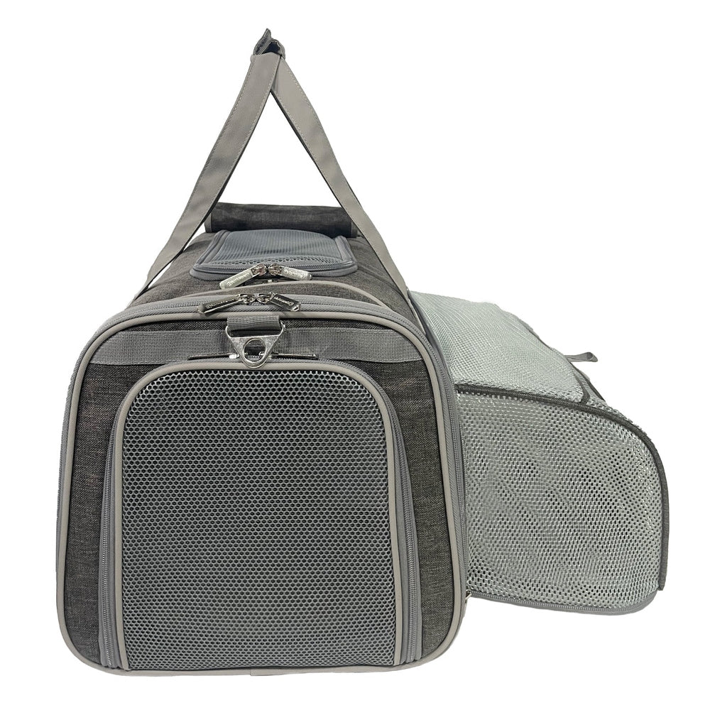 Mr. Peanut's Gold Series Big Apple XL Size Airline Compliant Expandable Pet Carrier