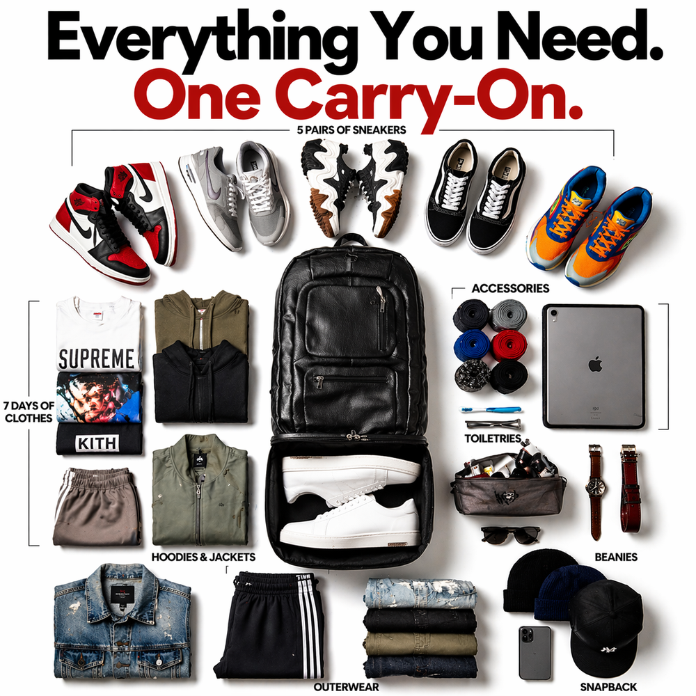 Sole Premise Sole Premise Carry-On Design For Shoes, Clothes, Laptop And Camera