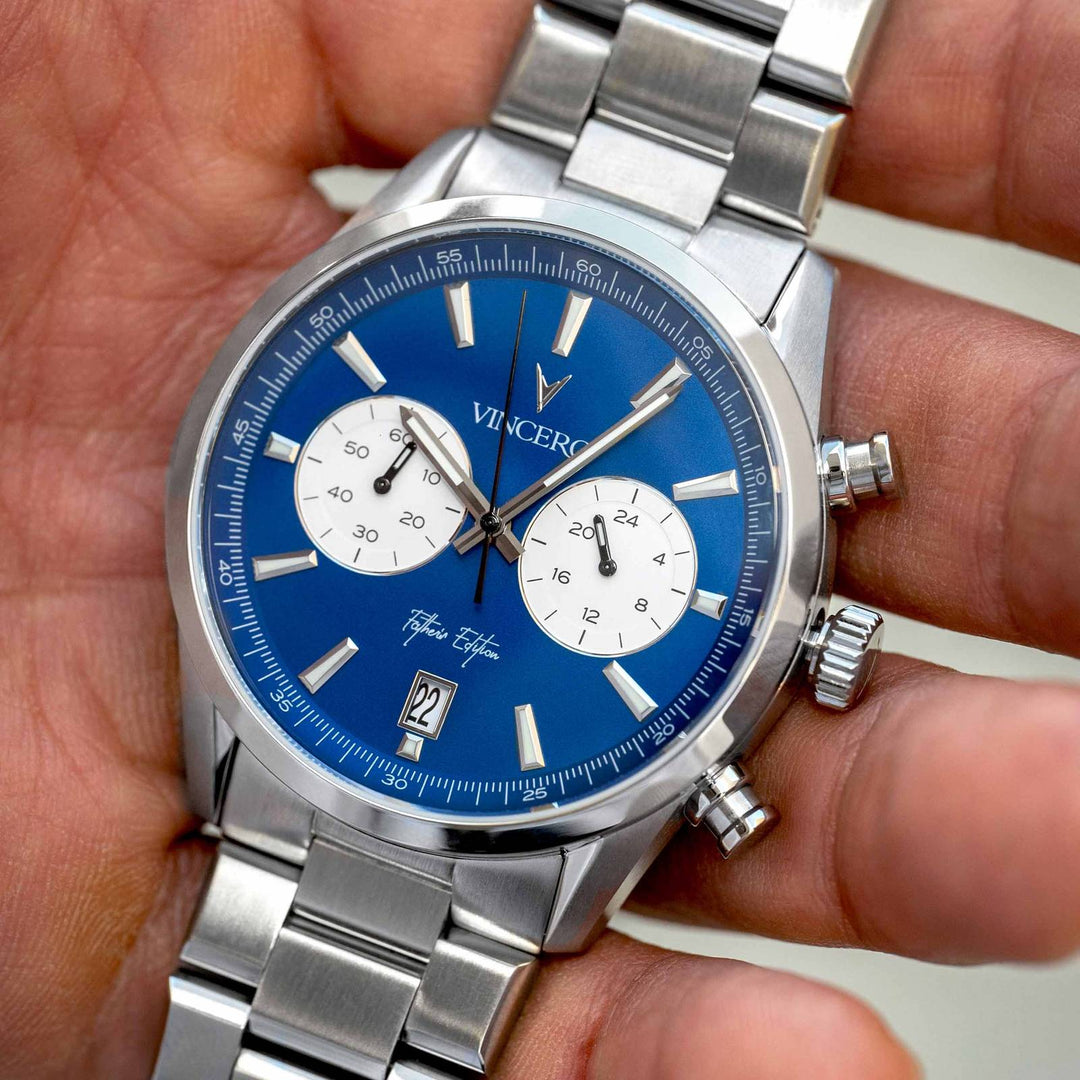 Father's Edition - Blue Sunray Dial Dads Watch