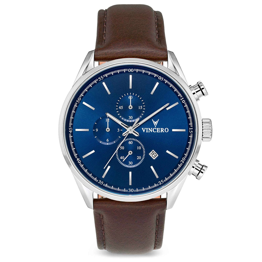 Vincero Collective The Chrono S2 - Blue/Brown