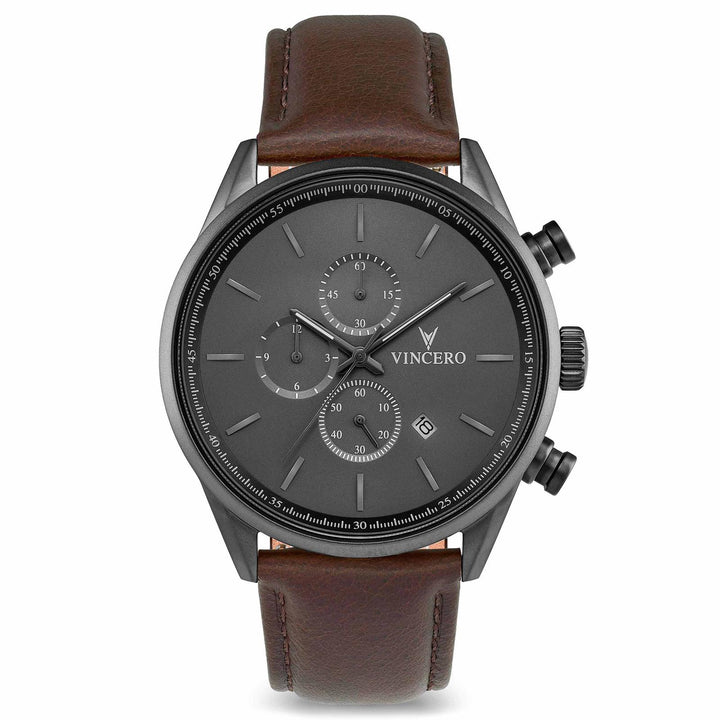 Vincero Collective The Chrono S2 - Gunmetal/Walnut