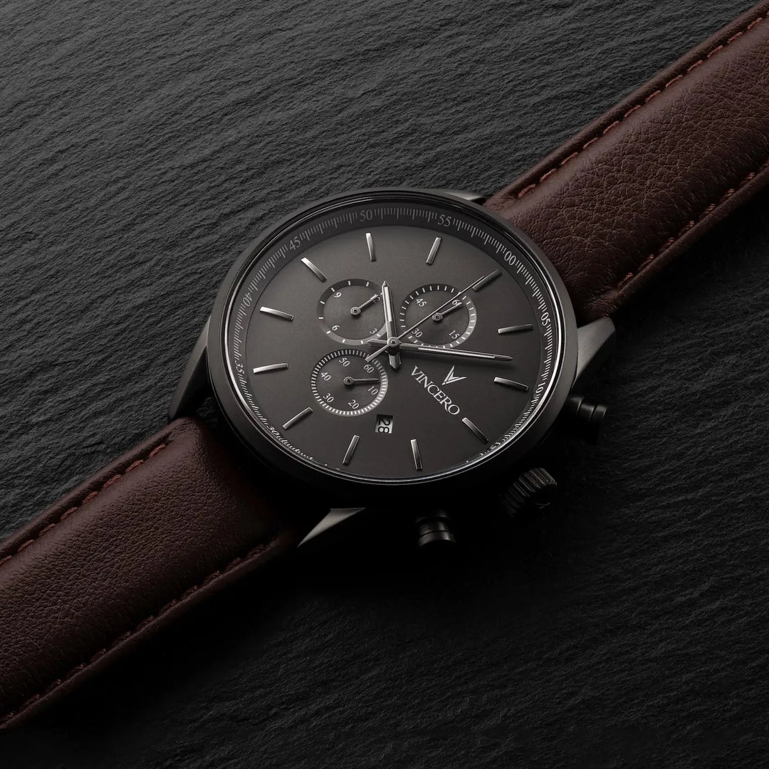 Vincero Collective The Chrono S2 - Gunmetal/Walnut
