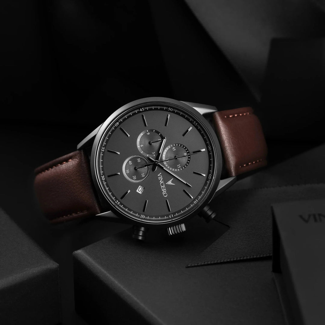 Vincero Collective The Chrono S2 - Gunmetal/Walnut