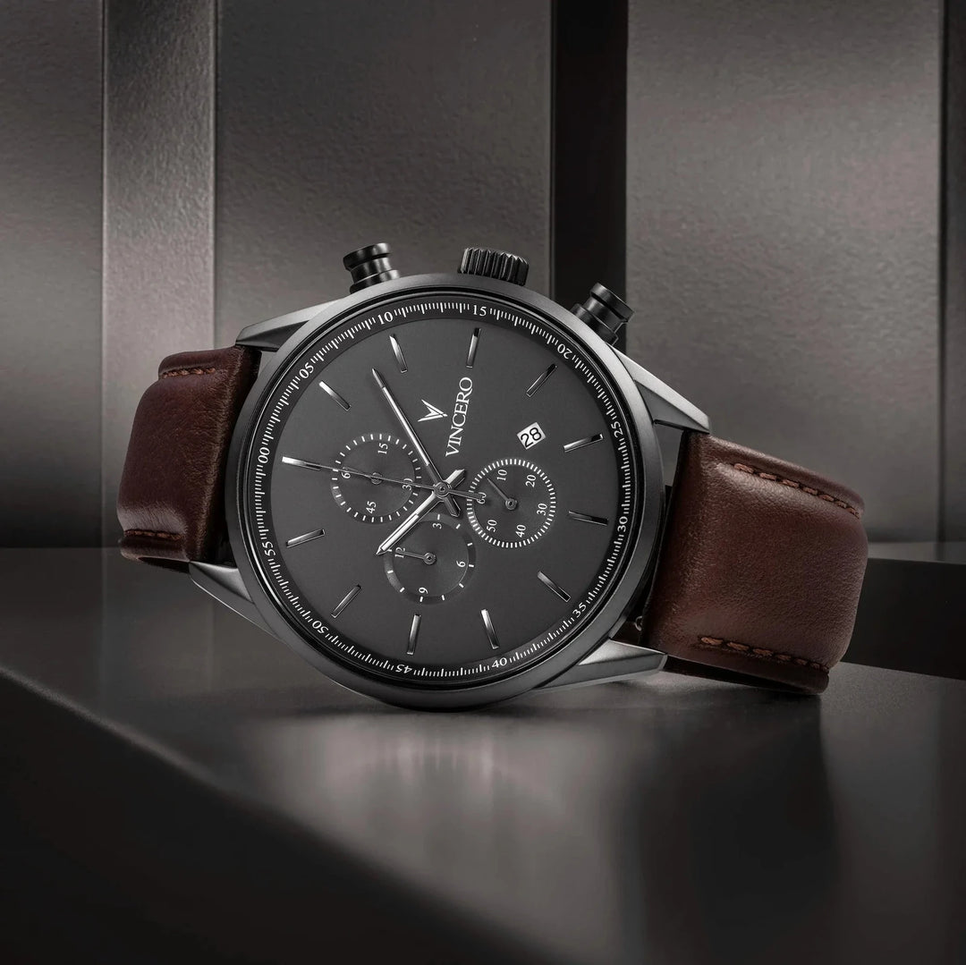 Vincero Collective The Chrono S2 - Gunmetal/Walnut