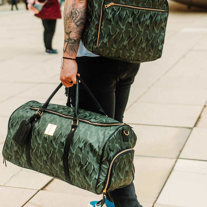 Sole Premise Green Camo Duffle Bag (New Weekender Design)