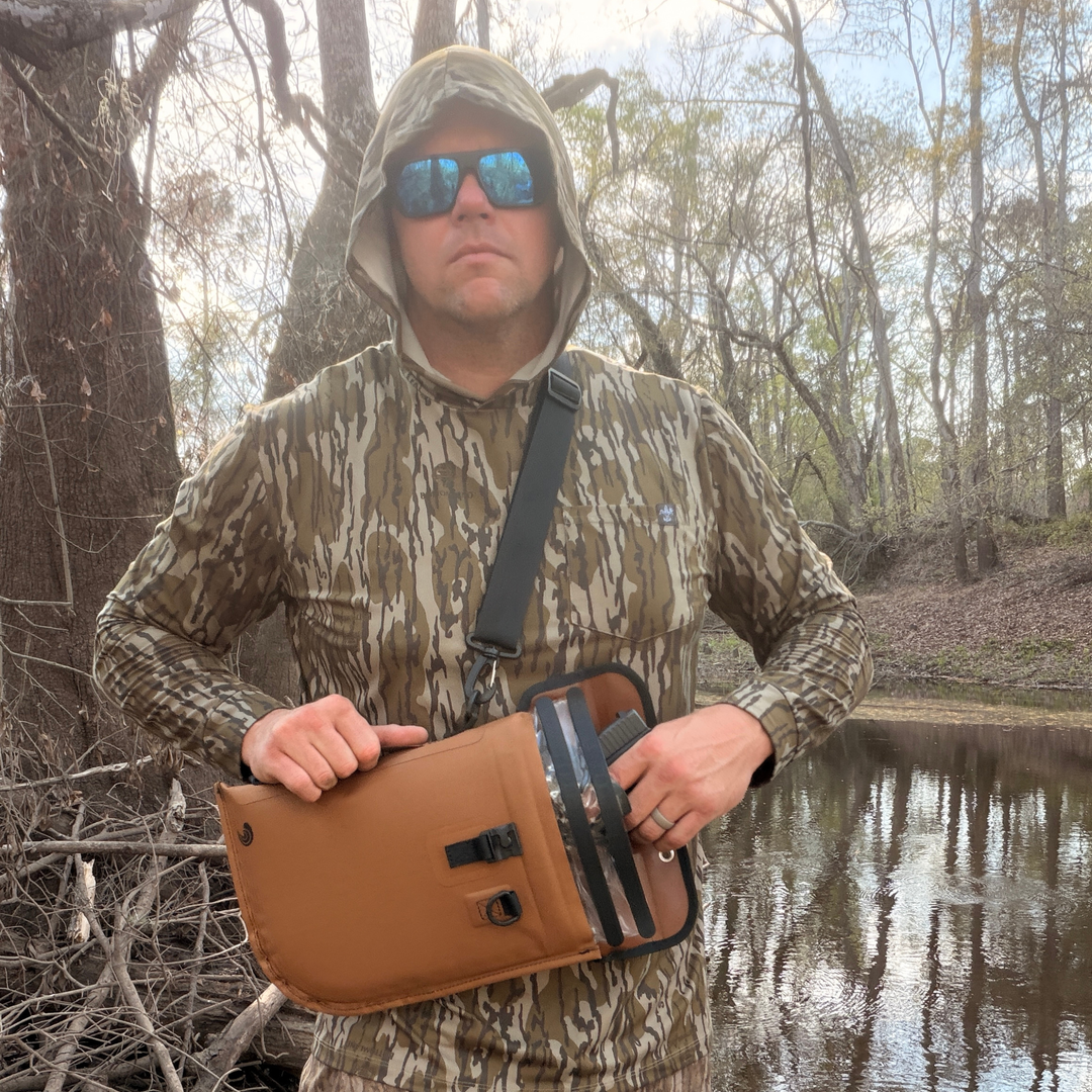 Waterproof Floating Pistol Bag in Coyote Brown